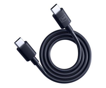 Kabel 3mk Hyper Cable C to C 100W 1.2m Black